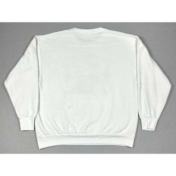 Vintage 90s Santa Christmas Shoebox Sz XL Crewneck Sweatshirt Delta Tag Made USA - Picture 6 of 10